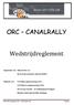 ORC CANALRALLY. Wedstrijdreglement