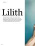 Interview Lilith. Lilith