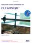 CLEARSIGHT HANDLEIDING VOOR DE VERWERKING VAN VERSIE 2.0 APRIL AGC Internal Use Only.