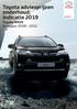 Toyota adviesprijzen onderhoud; indicatie 2019 Toyota RAV4 Bouwjaar