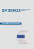 DMDBM22 VERDEELKAST. Montage & gebruiksvoorschriften