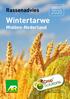 Rassenadvies Wintertarwe Midden-Nederland