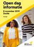 Open dag informatie. 8 november 2019 Zwolle. Voltijd