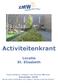 Activiteitenkrant. Locatie St. Elisabeth