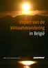 Impact van de klimaatverandering in België