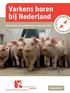 Varkens horen bij Nederland