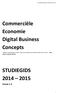 Commerciële Economie Digital Business Concepts