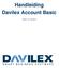 Handleiding Davilex Account Basic. Versie 1.0, mei 2012