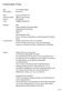 Curriculum Vitae - 1 -