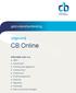 CB Online. uitgeverij. gebruikershandleiding. Informatie over o.a.