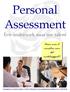 Personal Assessment. Een onderzoek naar uw talent