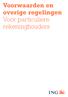 Voorwaarden en overige regelingen Voor particuliere rekeninghouders
