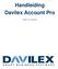 Handleiding Davilex Account Pro. Versie 1.0, mei 2012