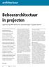 Beheerarchitectuur in projecten