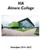 VIA Almere College Schooljaar 2014-2015