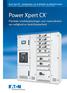 Power Xpert CX - schakelsysteem voor de distributie van elektrische energie IEC-conform laagspanningsverdeelsysteem en motor control center