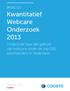 Kwantitatief Webcare Onderzoek 2013