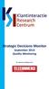Strategic Decisions Monitor September 2014 Quality Monitoring