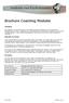 Brochure Coaching Modules