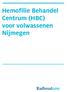 Hemofilie Behandel Centrum (HBC) voor volwassenen Nijmegen