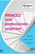PRINCE2 voor professionele projecten. Tanja van den Akker