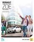 renault ZOE SIGNATURE DRIVE THE CHANGE