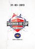 All I.T.F. Taekwon-Do Cup Easter Tournament