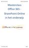 Masterclass SharePoint Online. in het onderwijs. APS IT-diensten, Utrecht Pagina 1