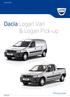 Dacia Logan Van & Logan Pick-up