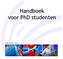 Handboek voor PhD studenten
