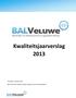 Kwaliteitsjaarverslag 2013