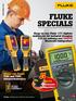 FLUKE. Koop nu een Fluke 177 digitale multimeter kit inclusief draagtas C25 en ontvang een GRATIS. Bluetoothluidspreker!