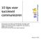 10 tips voor succesvol communiceren