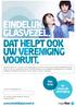 Eindelijk. Doe mee en steun de vereniging.