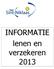 INFORMATIE lenen en verzekeren 2013