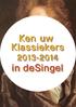 Ken uw Klassiekers 2013-2014. in desingel