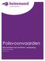 Polisvoorwaarden. Brommobiel met kenteken verzekering. Pool brommobielen BM L01-14