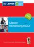 BRUSSEL. Master handelsingenieur. Faculteit Economie en Bedrijfswetenschappen