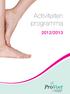 Activiteiten programma 2012/2013