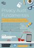 Privacy Audit Fundamentals