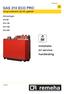 GAS 210 ECO PRO. Installatieen servicehandleiding. gasketel. Hoog rendement Low NO X. Uitvoeringen: 210-80 210-120 210-160 210-200.