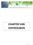 CHARTER VAN VERTROUWEN. 1 P age