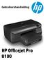 Gebruikershandleiding. HP Oﬃcejet Pro 8100