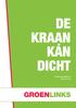KRAAN KÁN DICHT Tweede Kamerfractie februari 2015