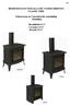 BEDIENINGS EN INSTALLATIE VOORSCHRIFTEN CLASSIC FIRE. Schoorsteen en Concentrische aansluiting Modellen: Brookfield S/CC Coventry S/CC Beverly S/CC