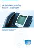 de telefooncentrales Forum 500/5000 een professioneel telefonisch onthaal voor uw klanten
