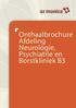 Onthaalbrochure Afdeling Neurologie, Psychiatrie en Borstkliniek B3