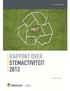 28 01 2014 1/9 Rapport over stemactiviteit 2013