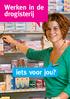 Werken in de drogisterij