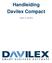 Handleiding Davilex Compact. Versie 1.0, mei 2012